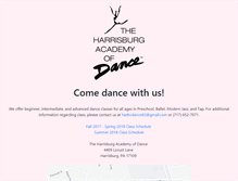 Tablet Screenshot of hadtodance.com